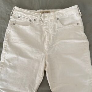 Madewell Women's Cream Skinny Jeans